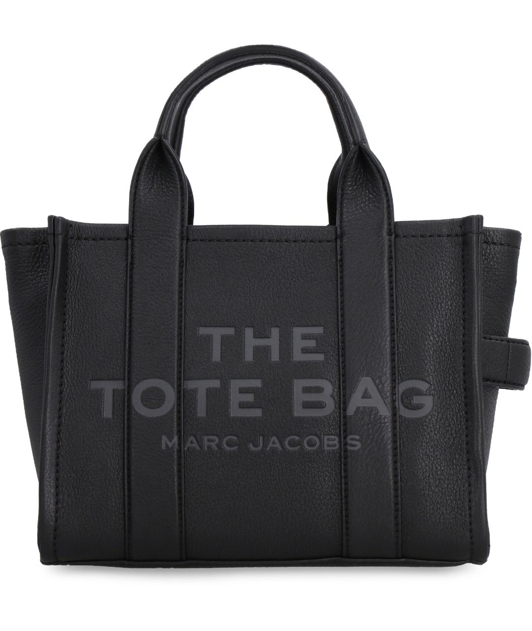 MARC JACOBS Черная кожаная сумка тоут, фото 1