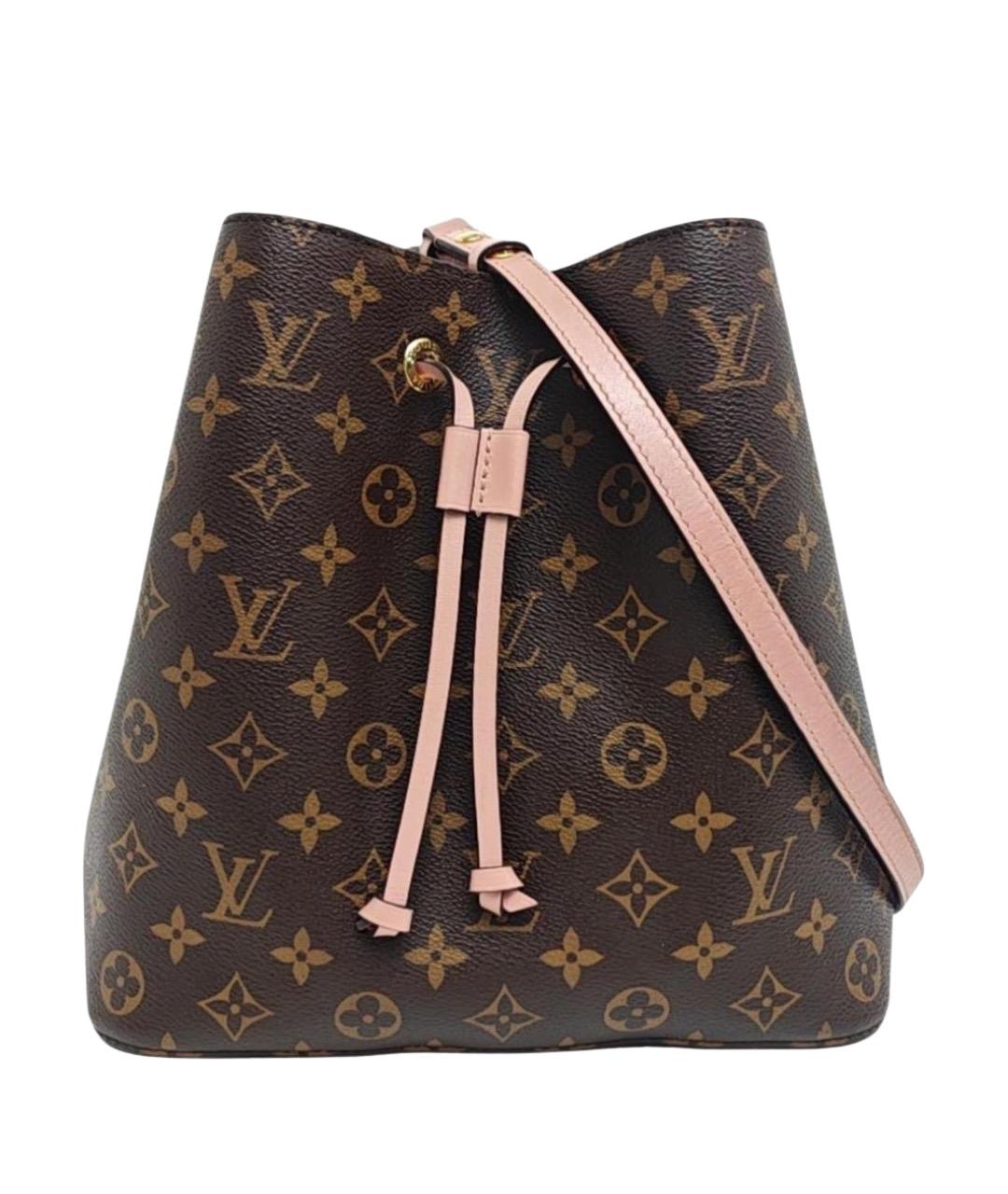 LOUIS VUITTON Коричневая сумка через плечо из канвы, фото 1