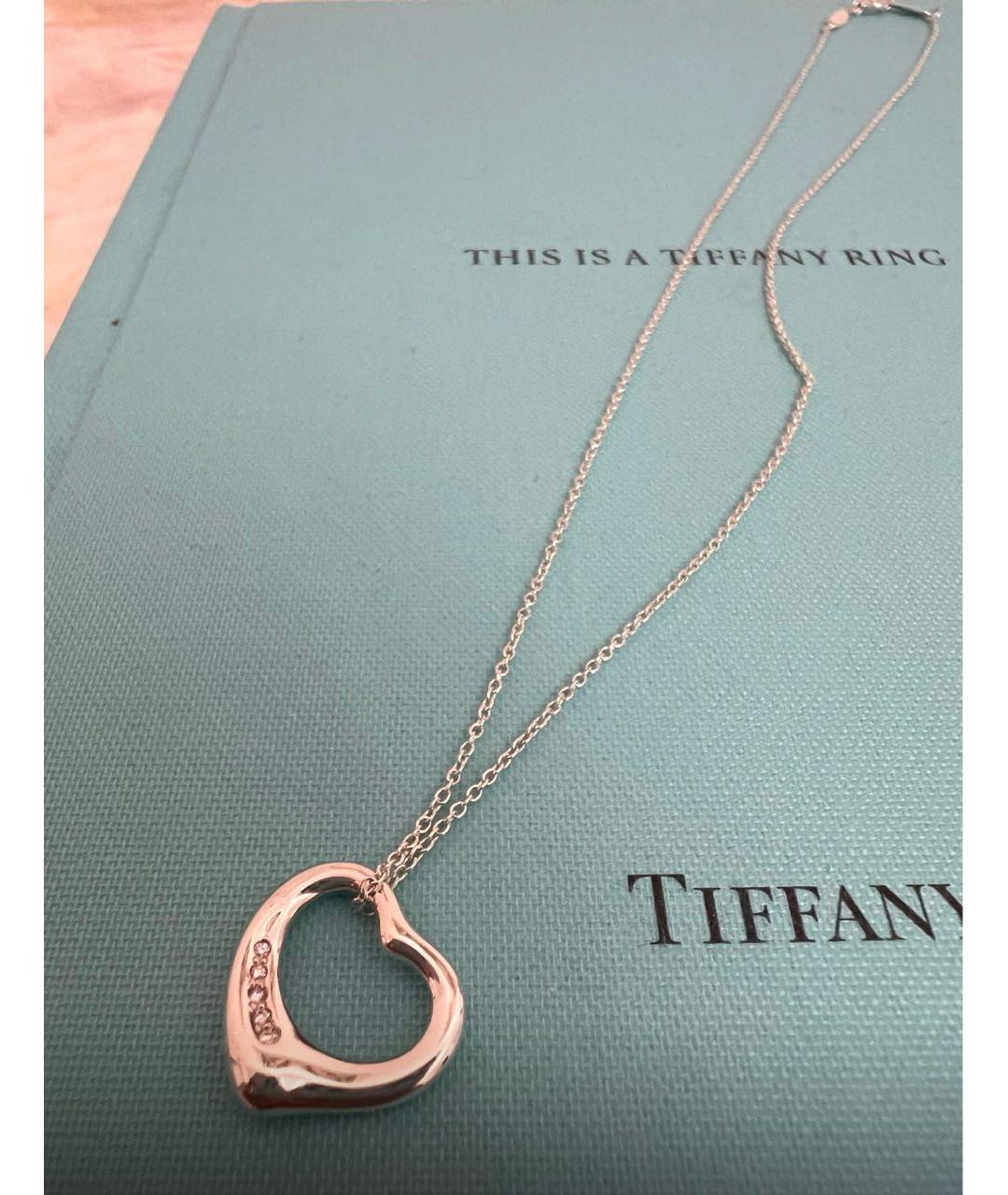 TIFFANY&CO Белое серебряное колье, фото 3
