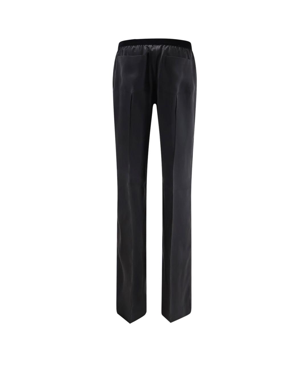 TOM FORD Черные шелковые прямые брюки, фото 2