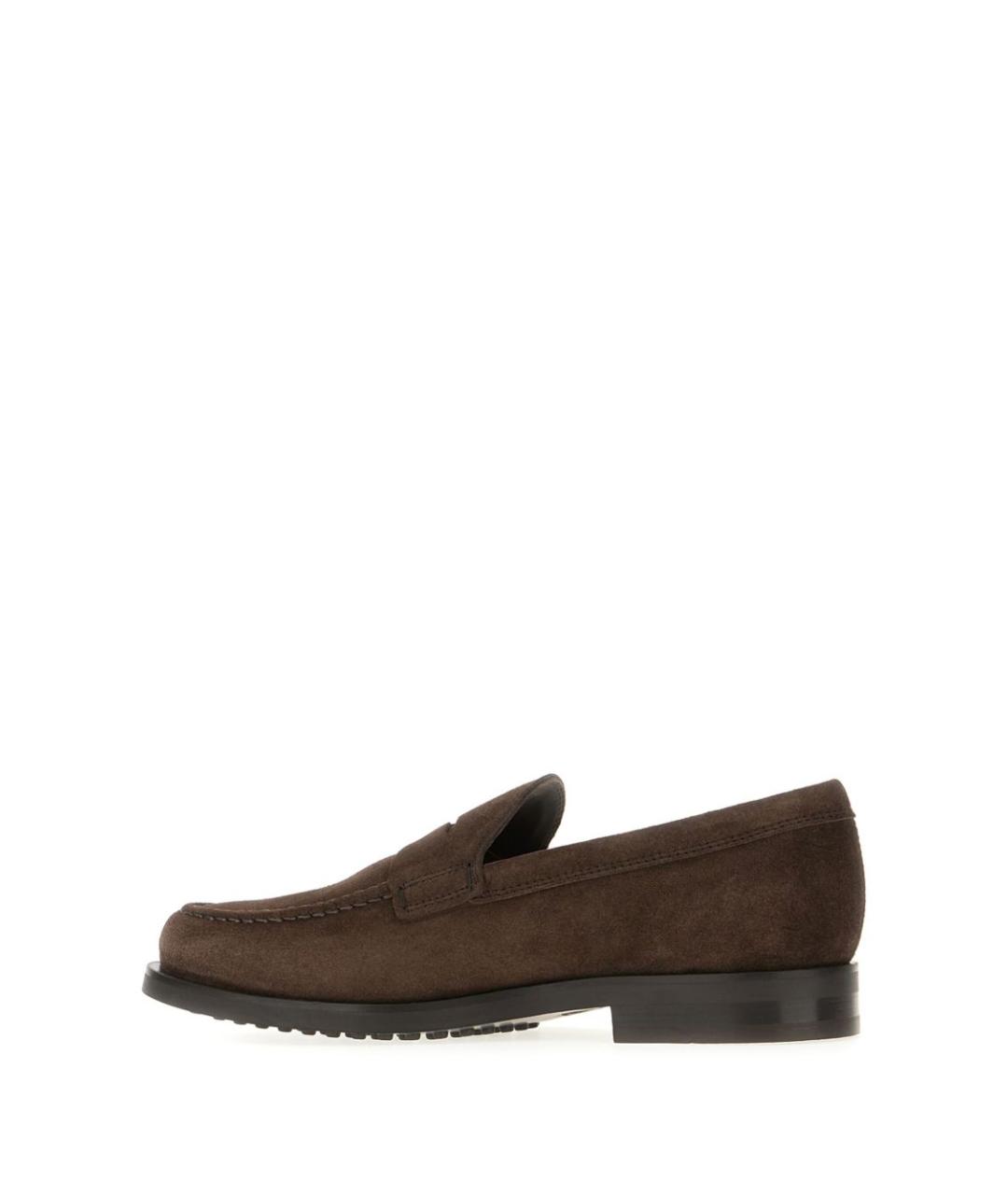 TOD'S Коричневые замшевые туфли, фото 4