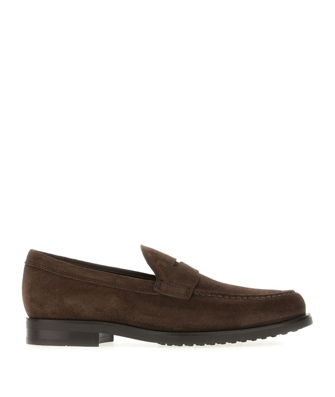 TOD'S Коричневые замшевые туфли, фото 1
