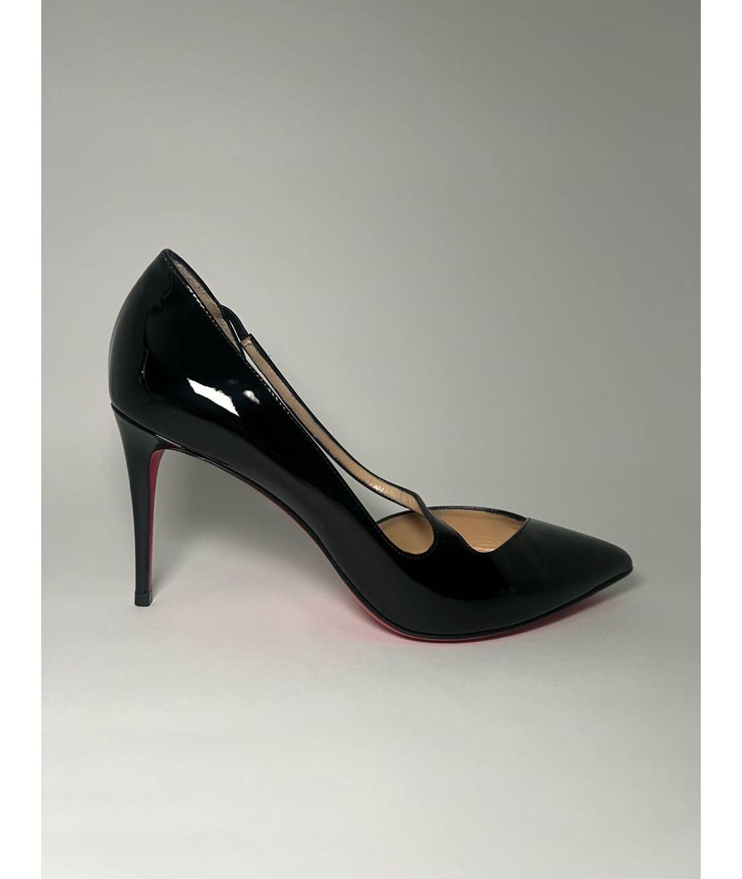 CHRISTIAN LOUBOUTIN Черные туфли из лакированной кожи, фото 5