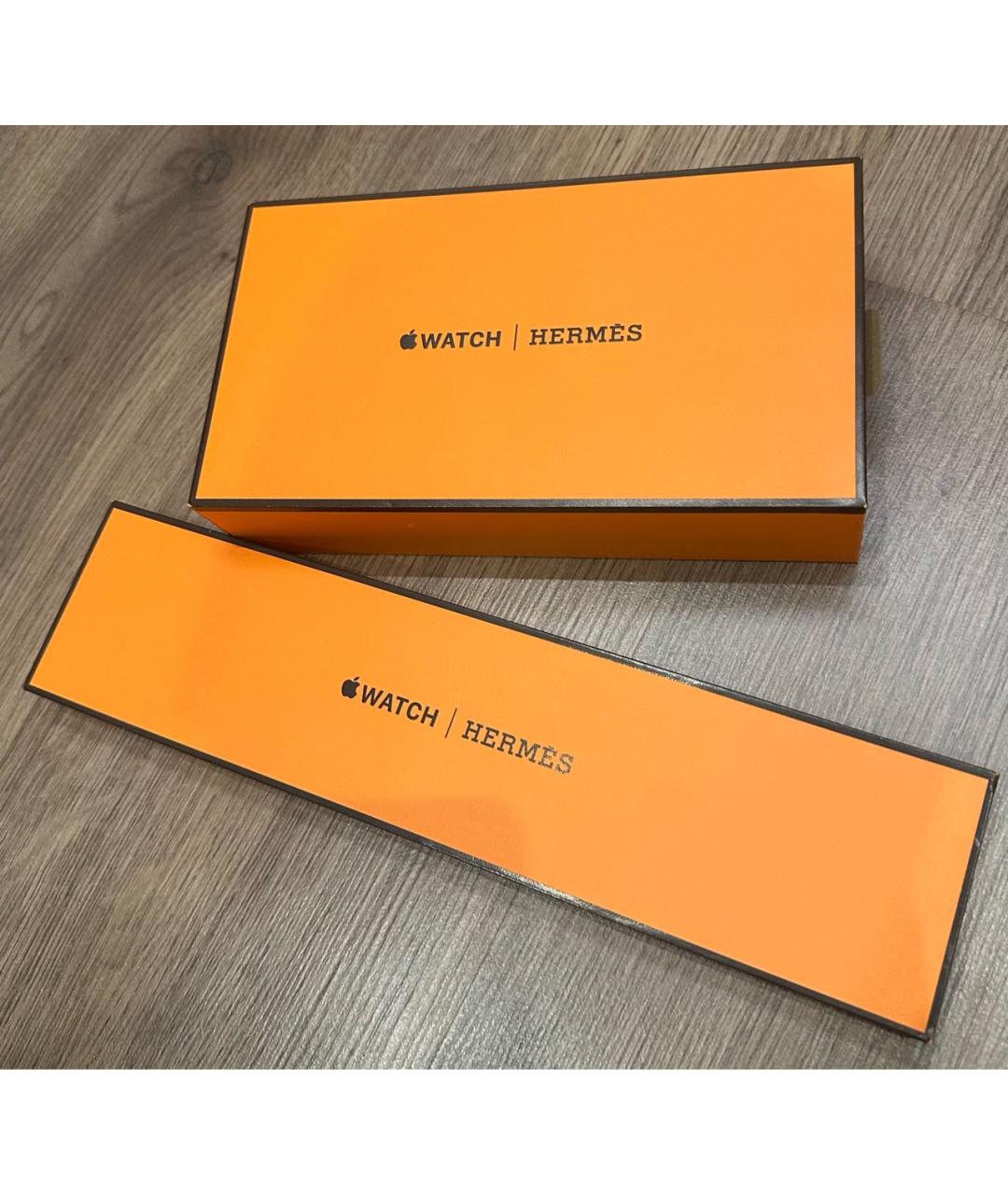 HERMES Белые титановые часы, фото 4