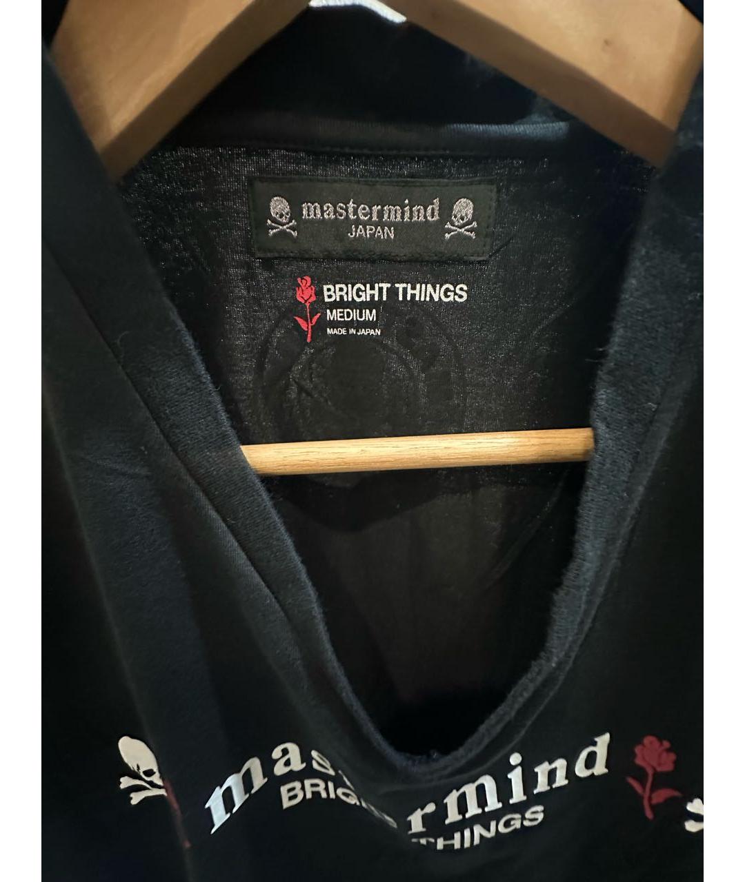 MASTERMIND JAPAN Черная хлопковая футболка, фото 3