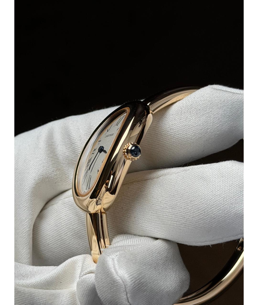 CARTIER Золотые часы из желтого золота, фото 4