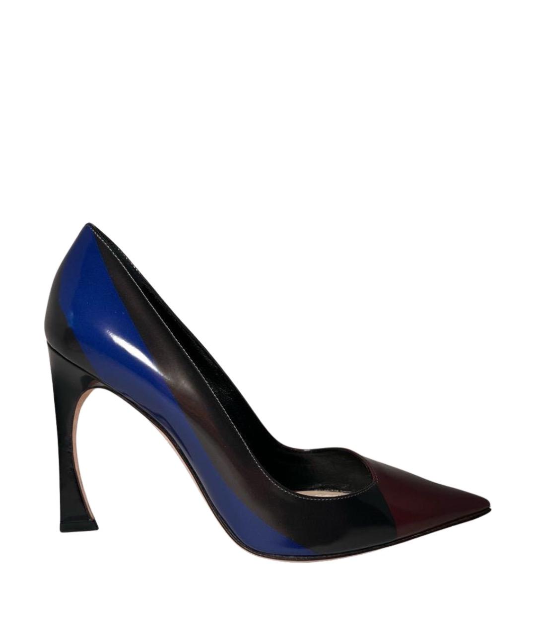 CHRISTIAN DIOR Мульти кожаные туфли, фото 1