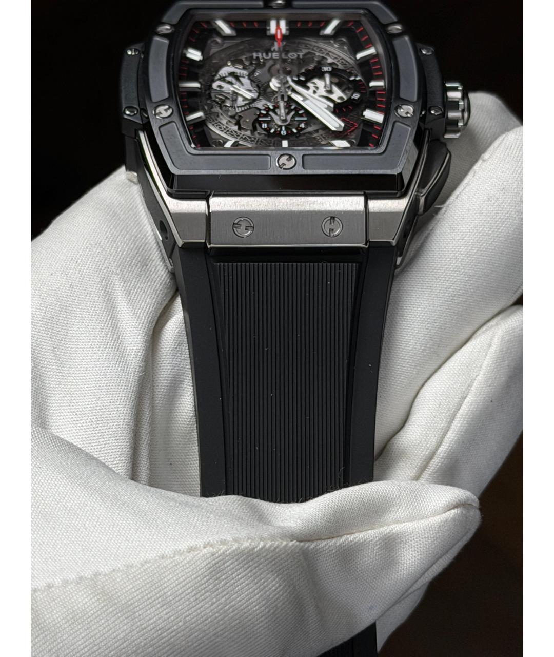 HUBLOT Черные керамические часы, фото 7