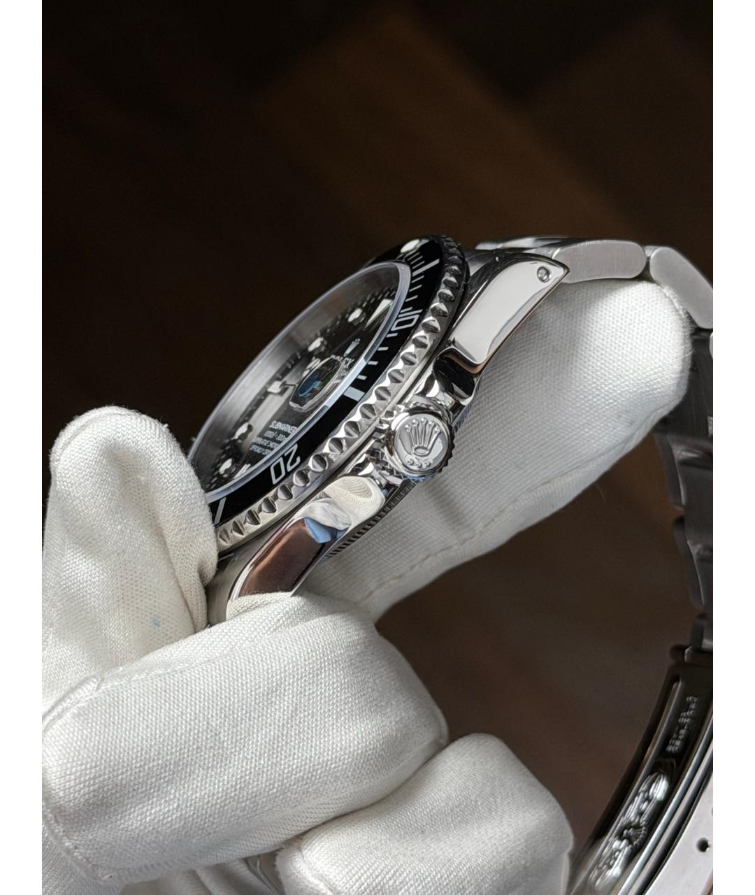 ROLEX Черные часы, фото 4