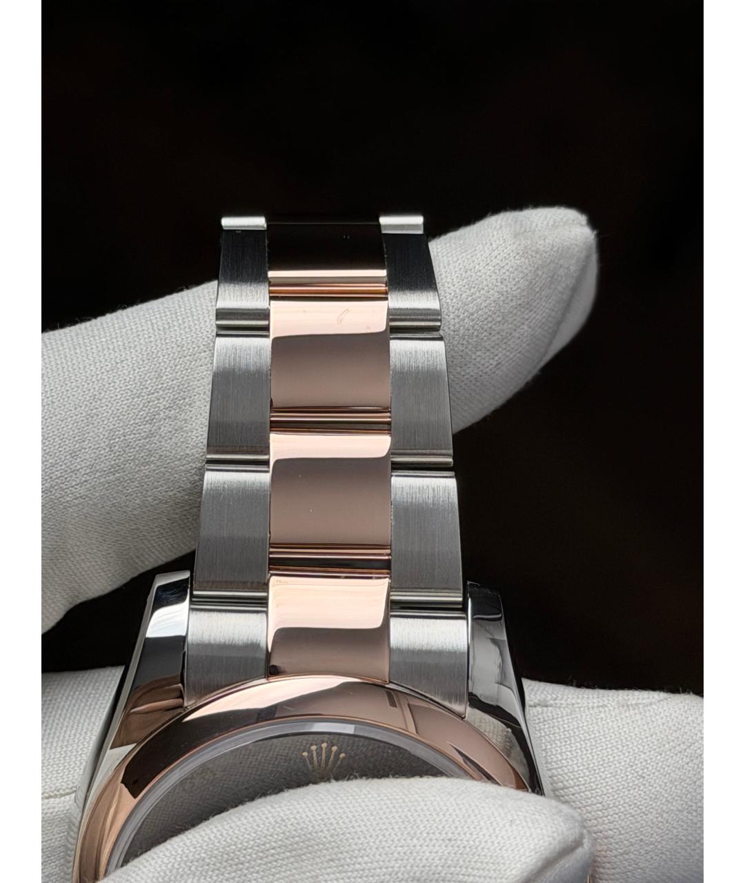 ROLEX Коричневые часы из розового золота, фото 7