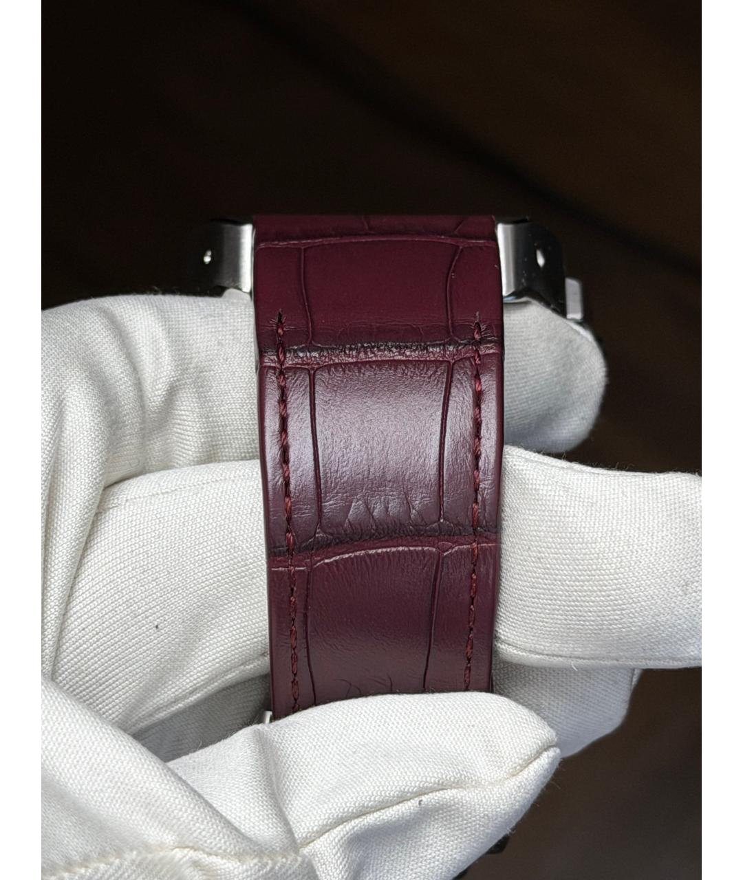 CARTIER Белые часы из желтого золота, фото 8