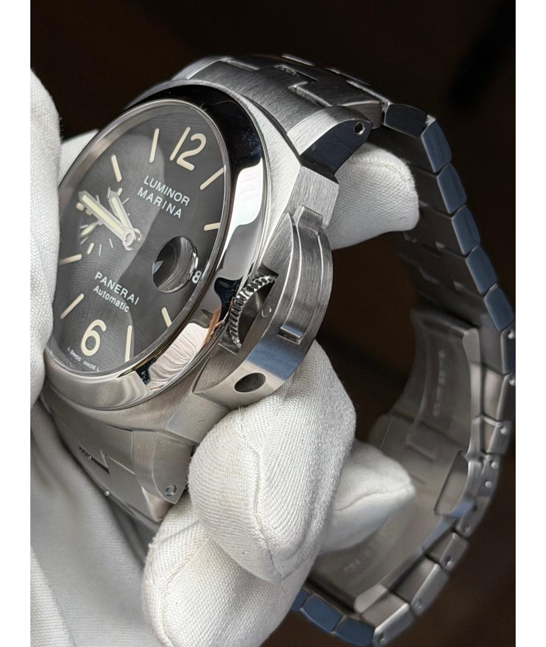 PANERAI Черные стальные часы, фото 4