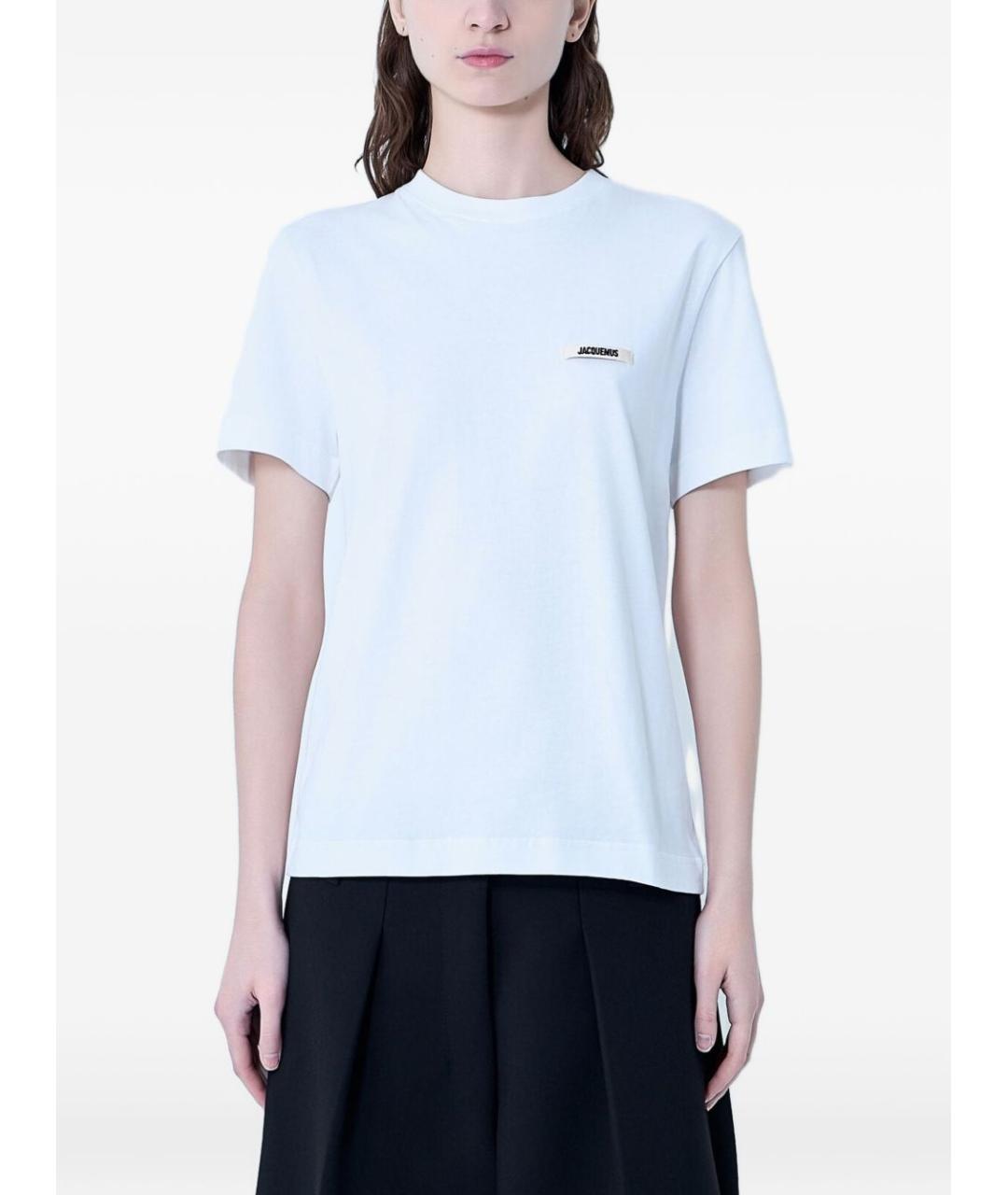 JACQUEMUS Белая футболка, фото 5