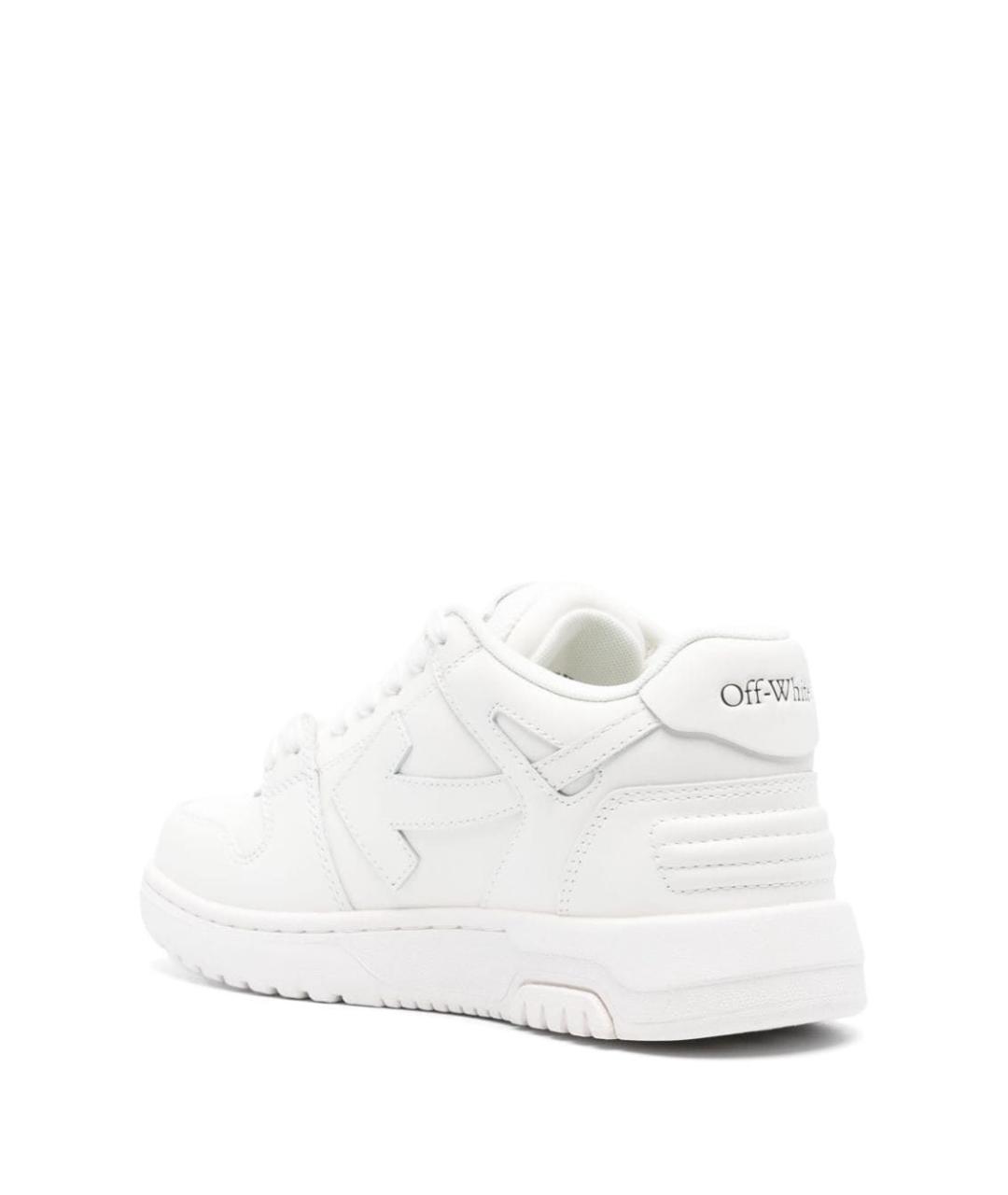 OFF-WHITE Белые кожаные кроссовки, фото 2