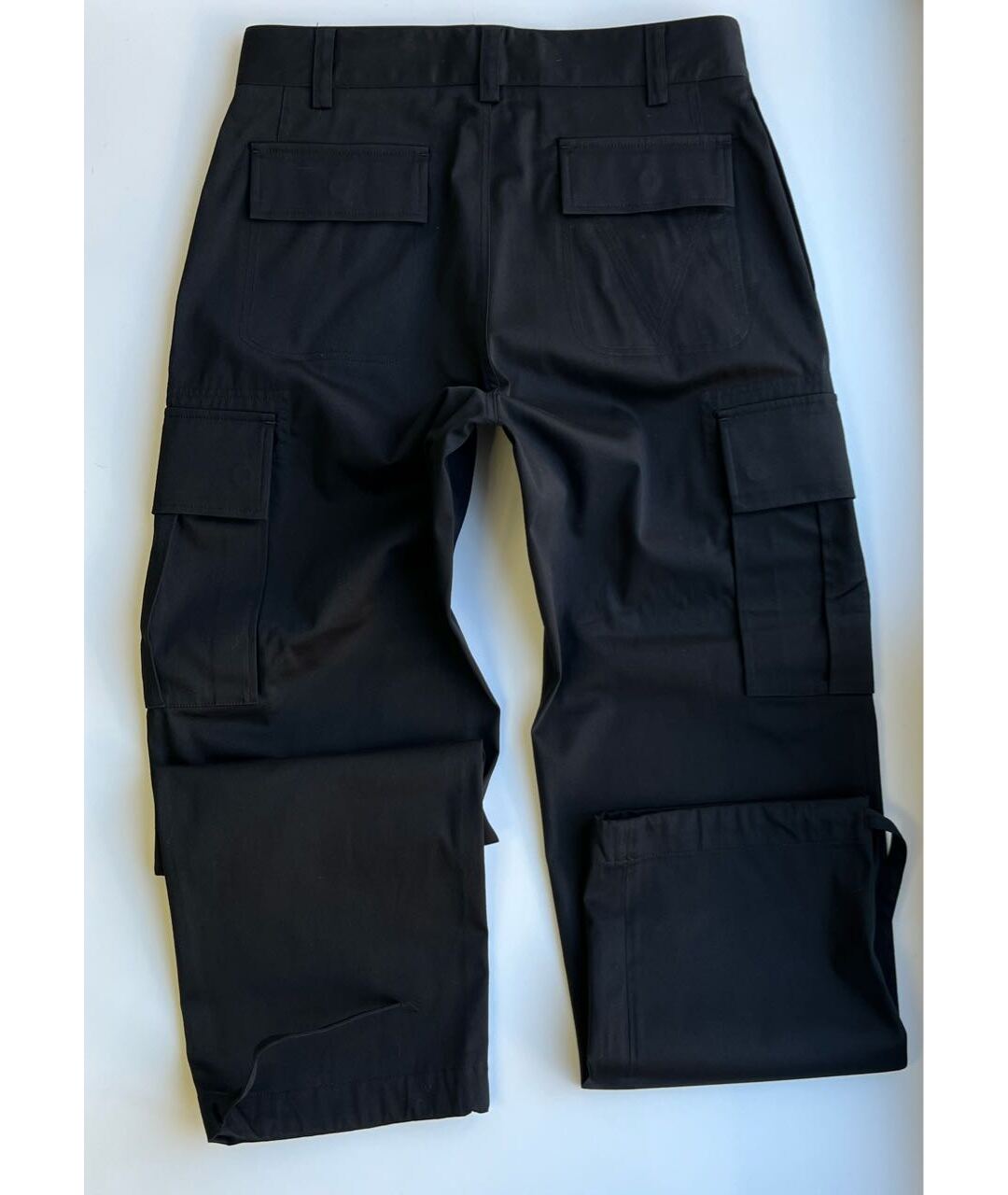 VERSACE Черные вискозные повседневные брюки, фото 2