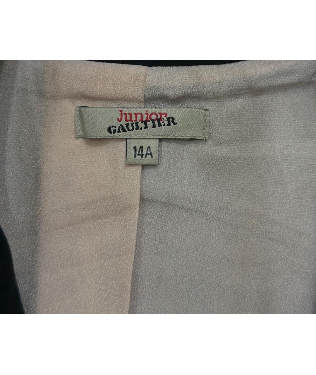 JEAN PAUL GAULTIER Черный полиэстеровый жакет / жилет, фото 5
