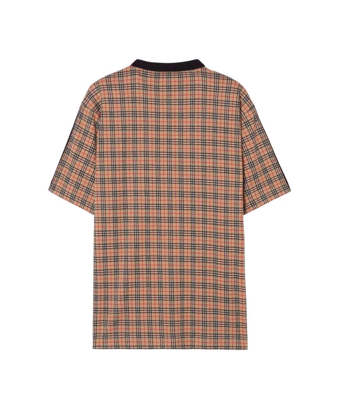 BURBERRY Черная хлопковая футболка, фото 6