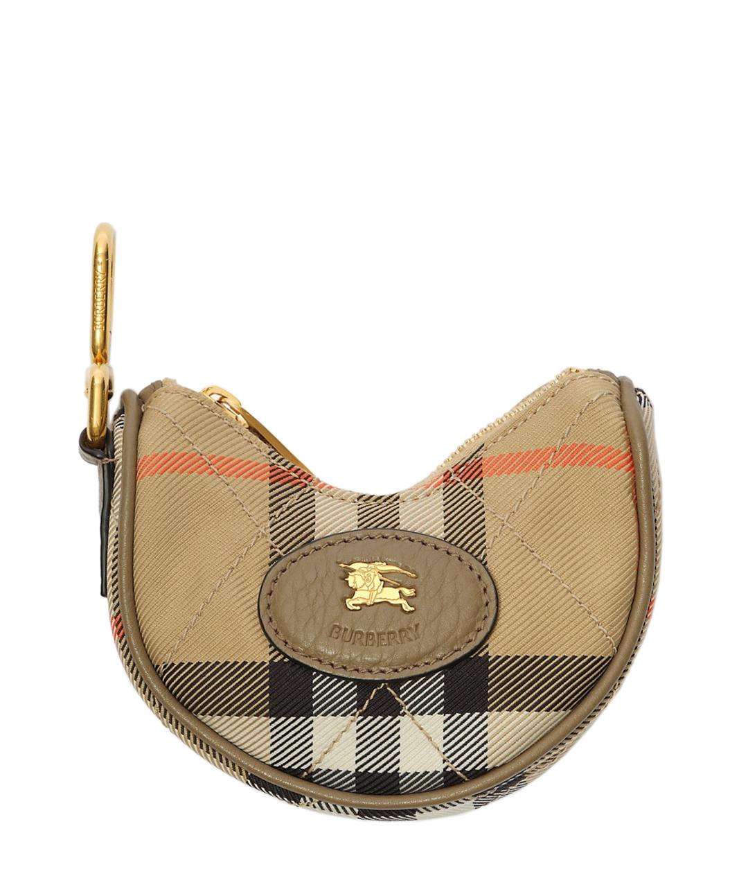 BURBERRY Бежевый брелок, фото 1