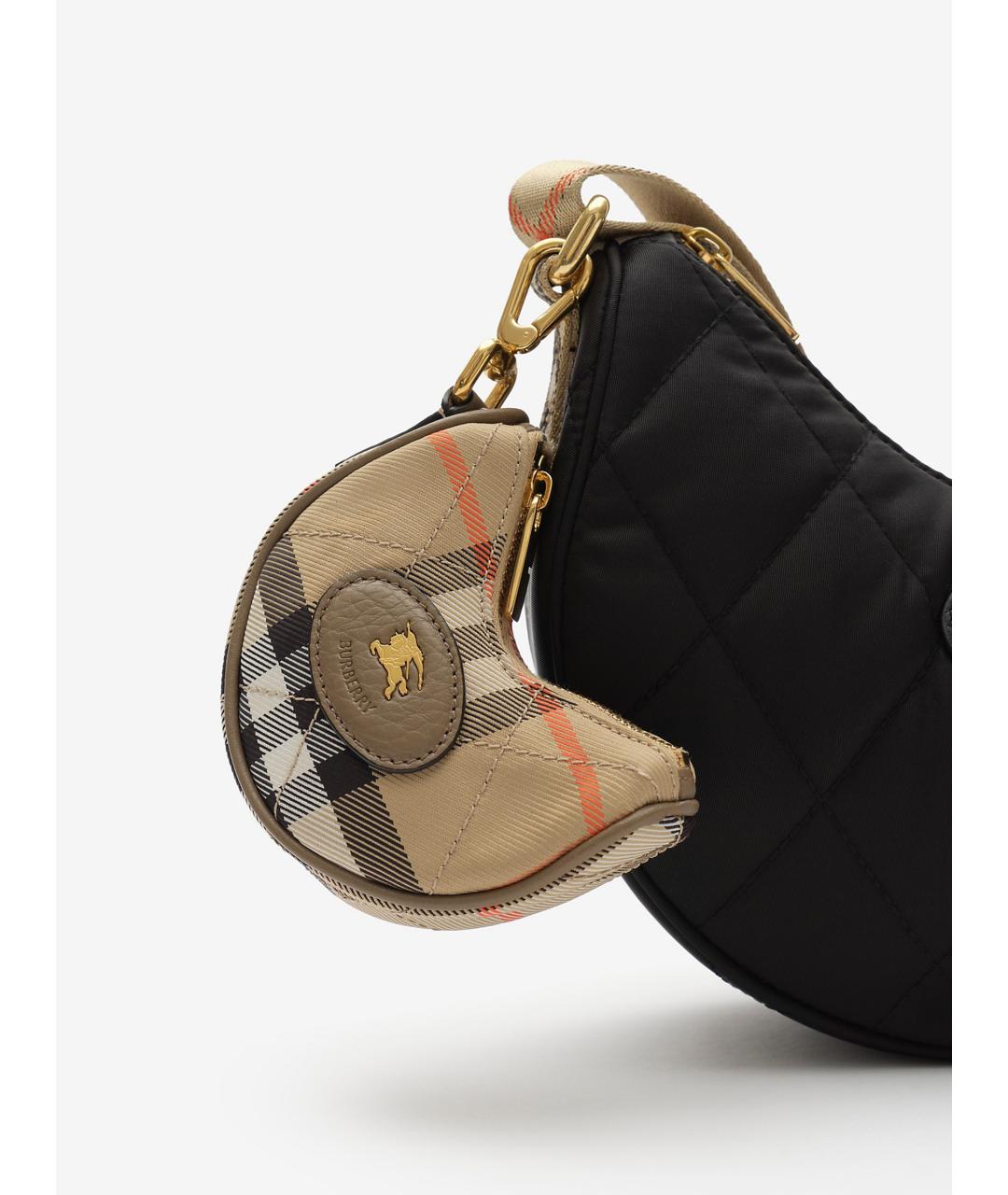 BURBERRY Бежевый брелок, фото 2
