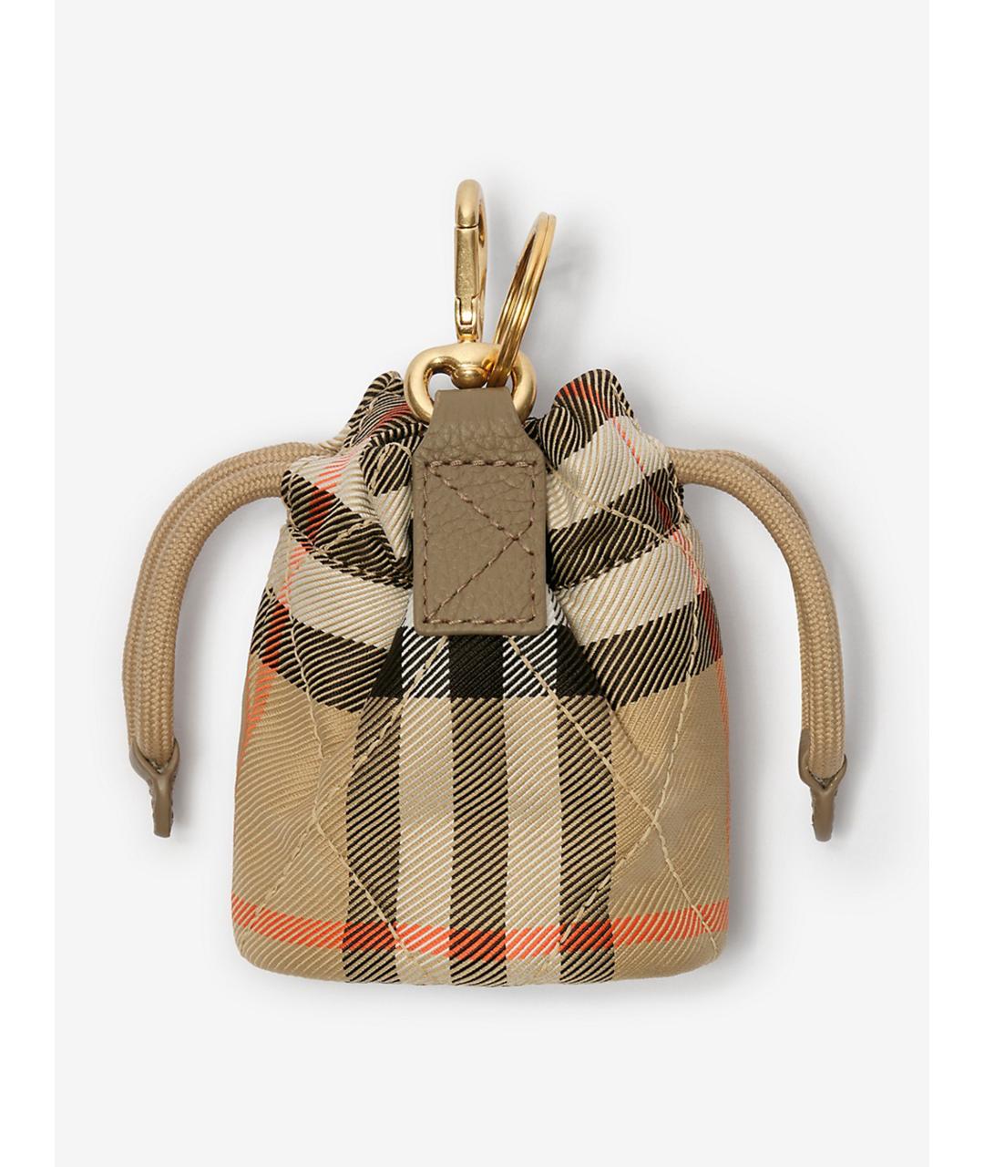 BURBERRY Бежевый брелок, фото 2