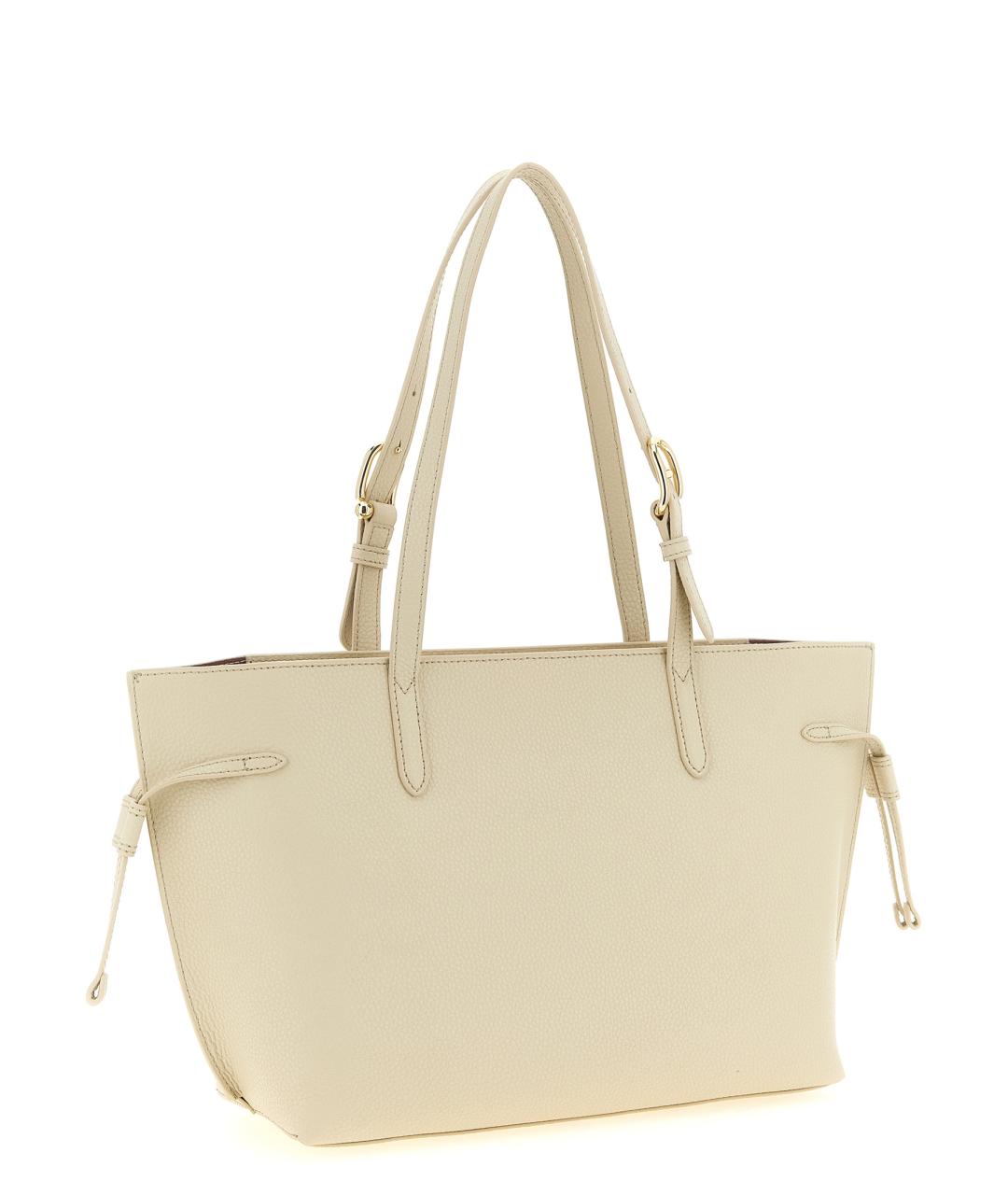 FURLA Белая кожаная сумка тоут, фото 2