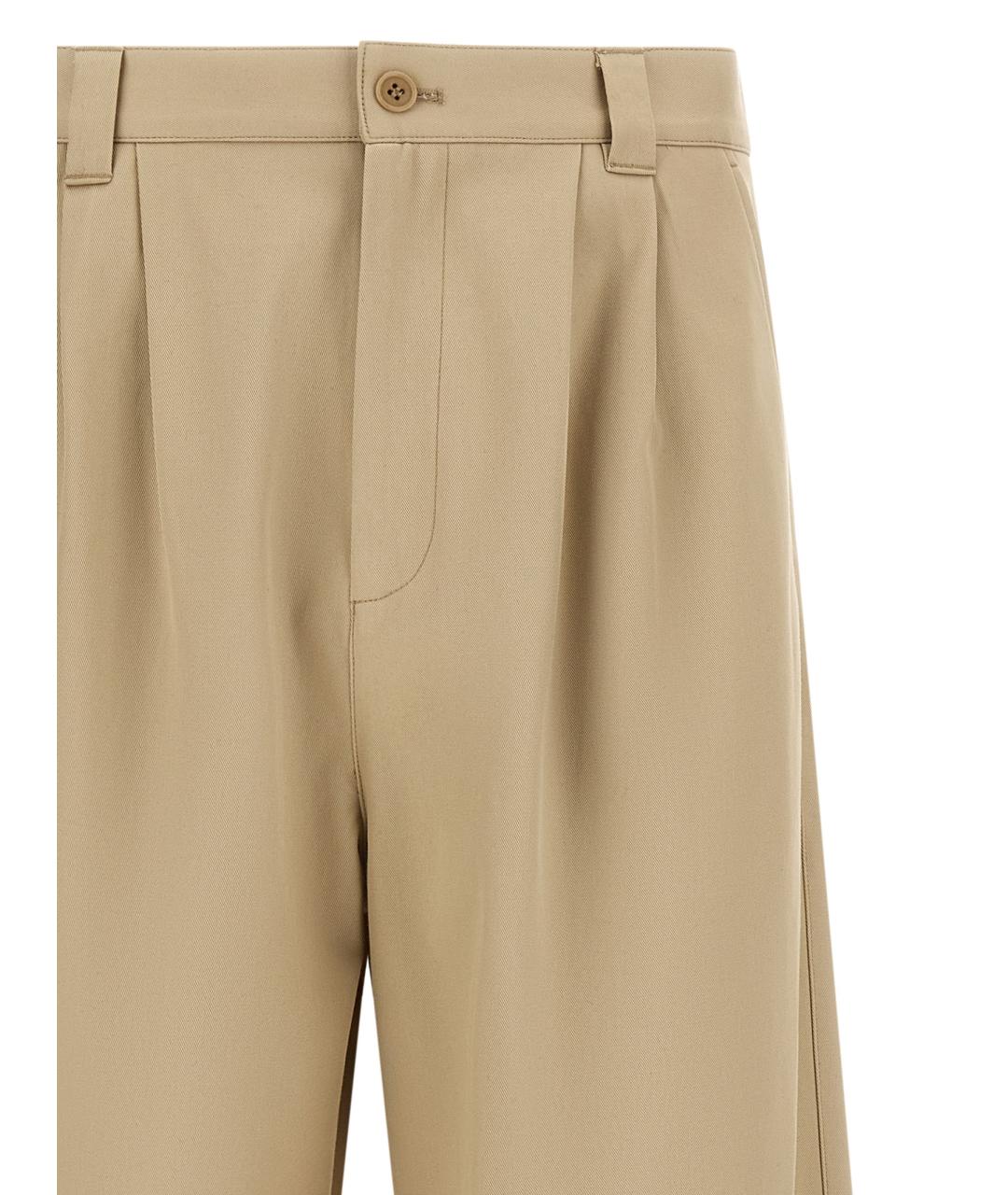 A.P.C. Бежевые хлопковые повседневные брюки, фото 3