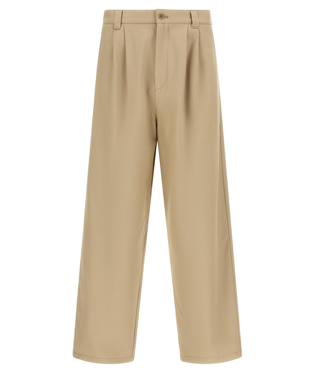 A.P.C. Бежевые хлопковые повседневные брюки, фото 1