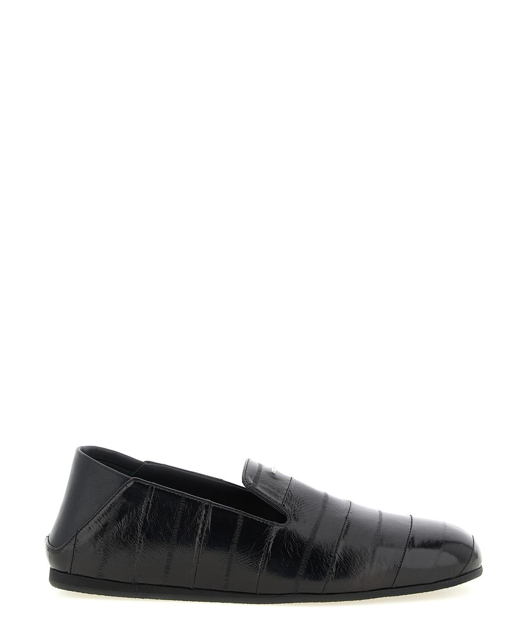 GIUSEPPE ZANOTTI DESIGN Черные кожаные лоферы, фото 1