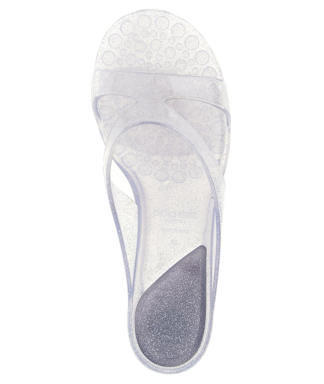 JIMMY CHOO Прозрачные резиновые мюли, фото 4