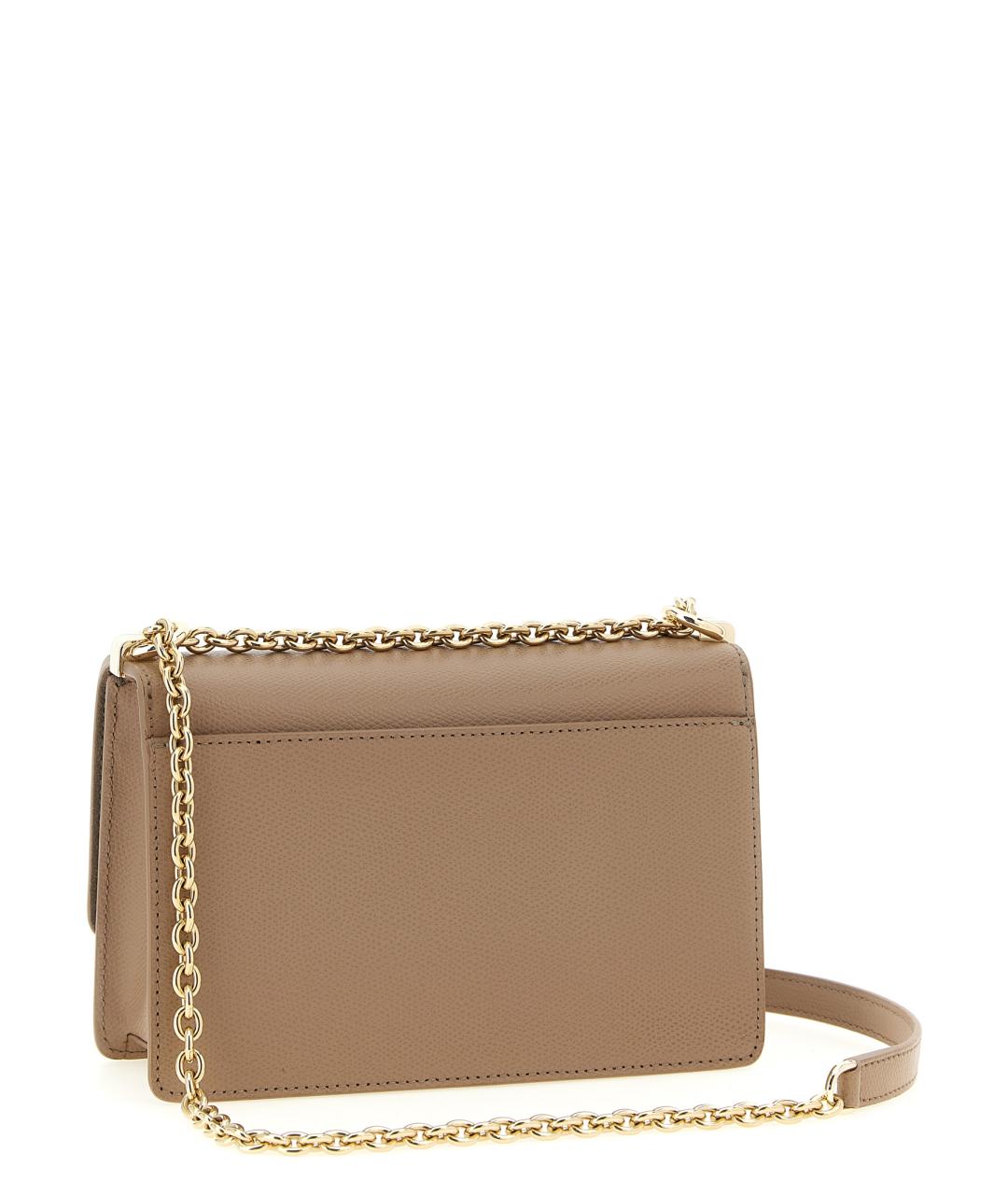 FURLA Бежевая кожаная сумка через плечо, фото 2