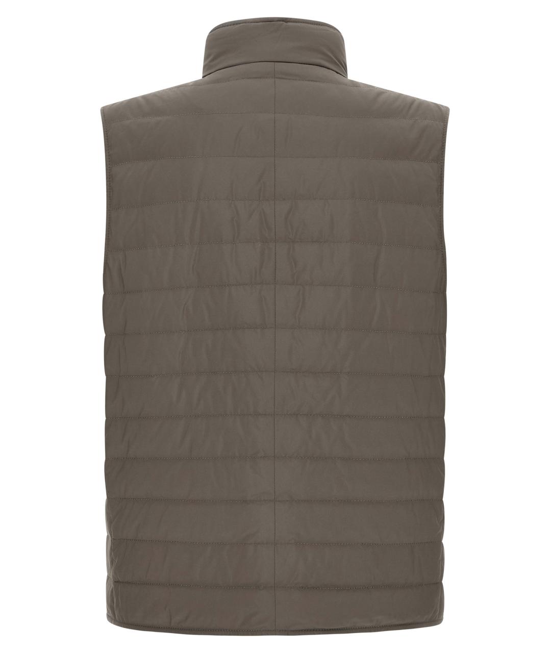 BRUNELLO CUCINELLI Зеленый полиэстеровый жилет, фото 2