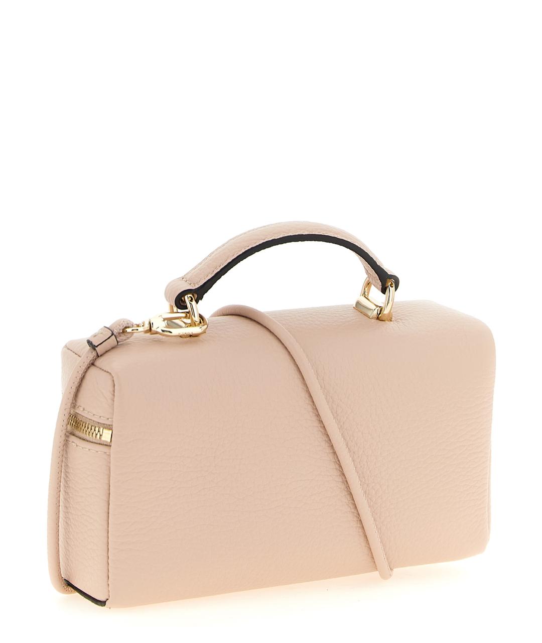 FURLA Розовая кожаная сумка через плечо, фото 2