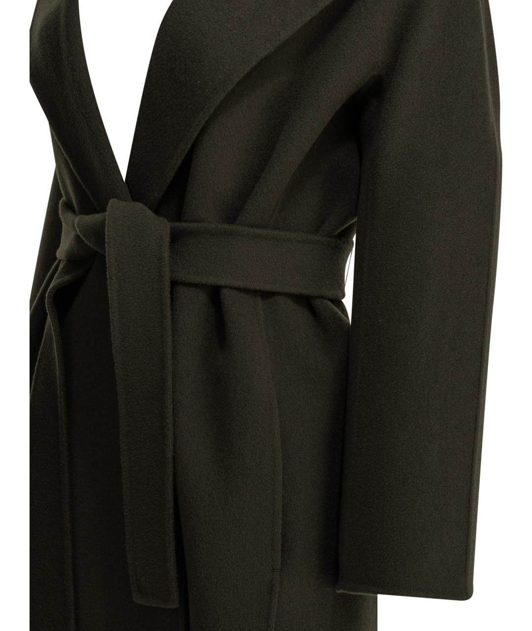 'S MAX MARA Зеленое шерстяное пальто, фото 4