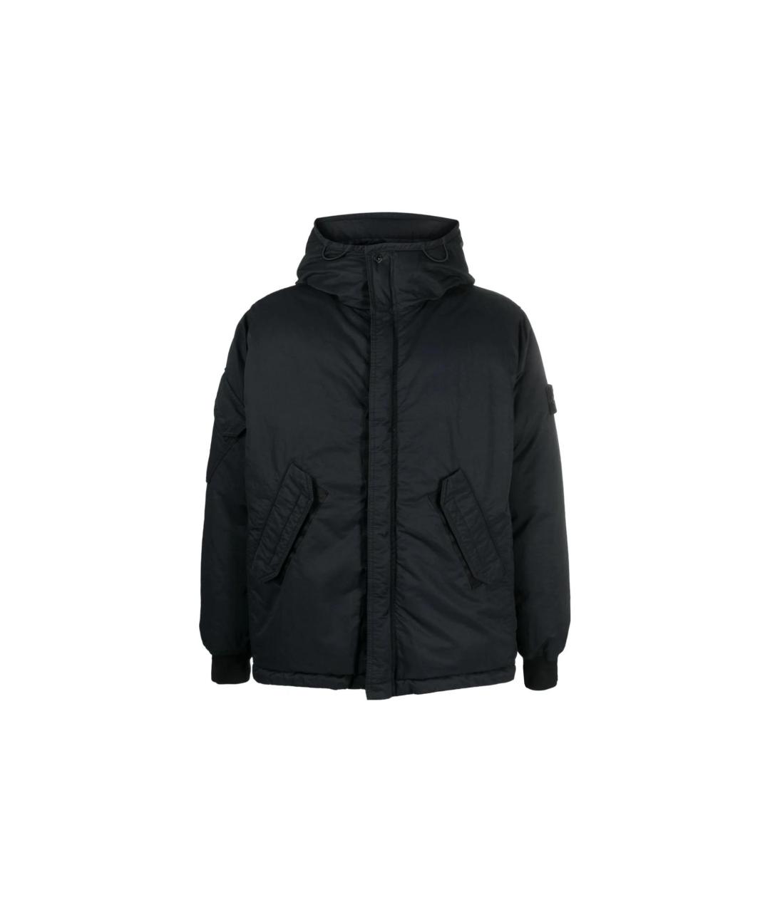 STONE ISLAND Черная куртка, фото 6
