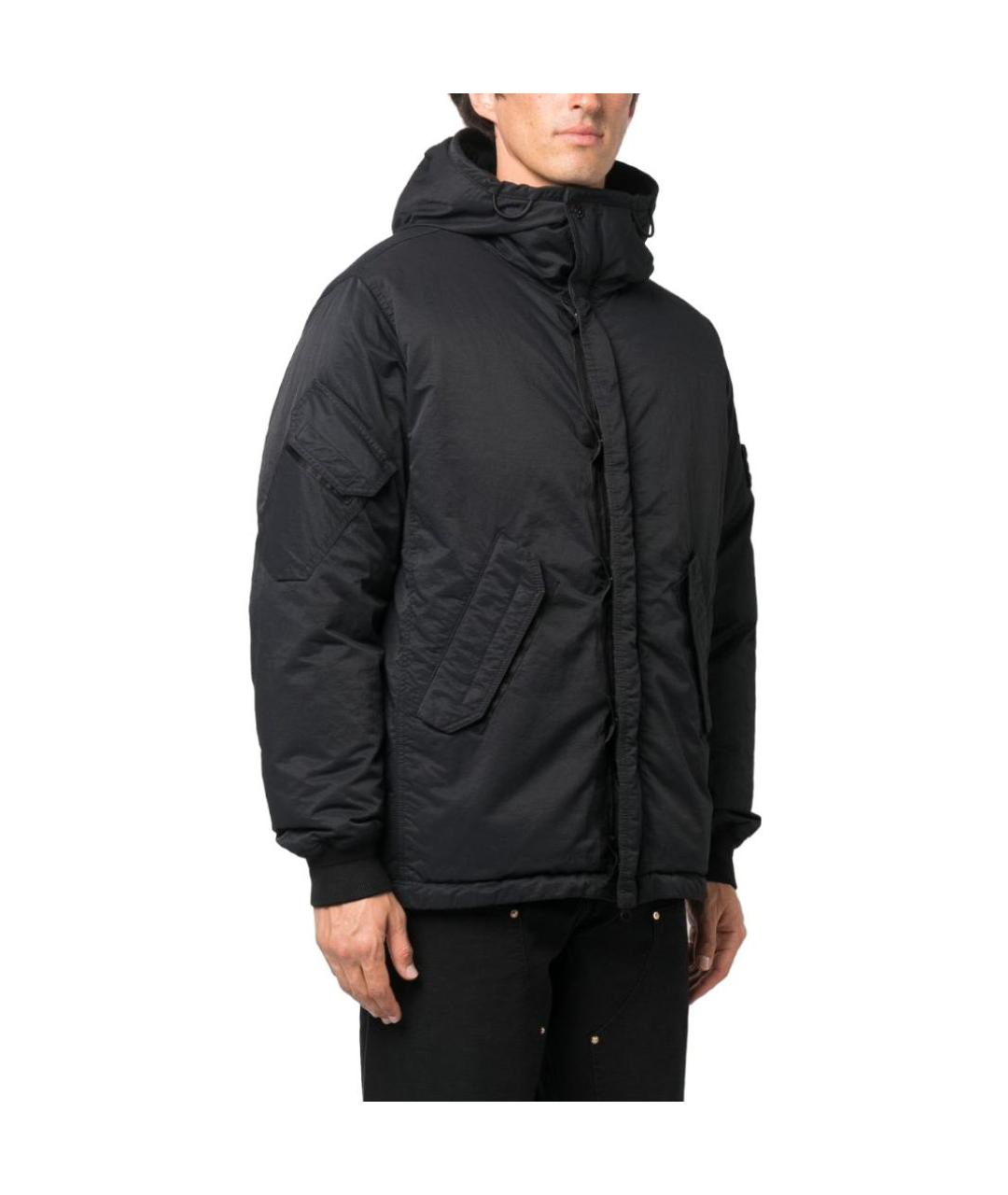 STONE ISLAND Черная куртка, фото 5
