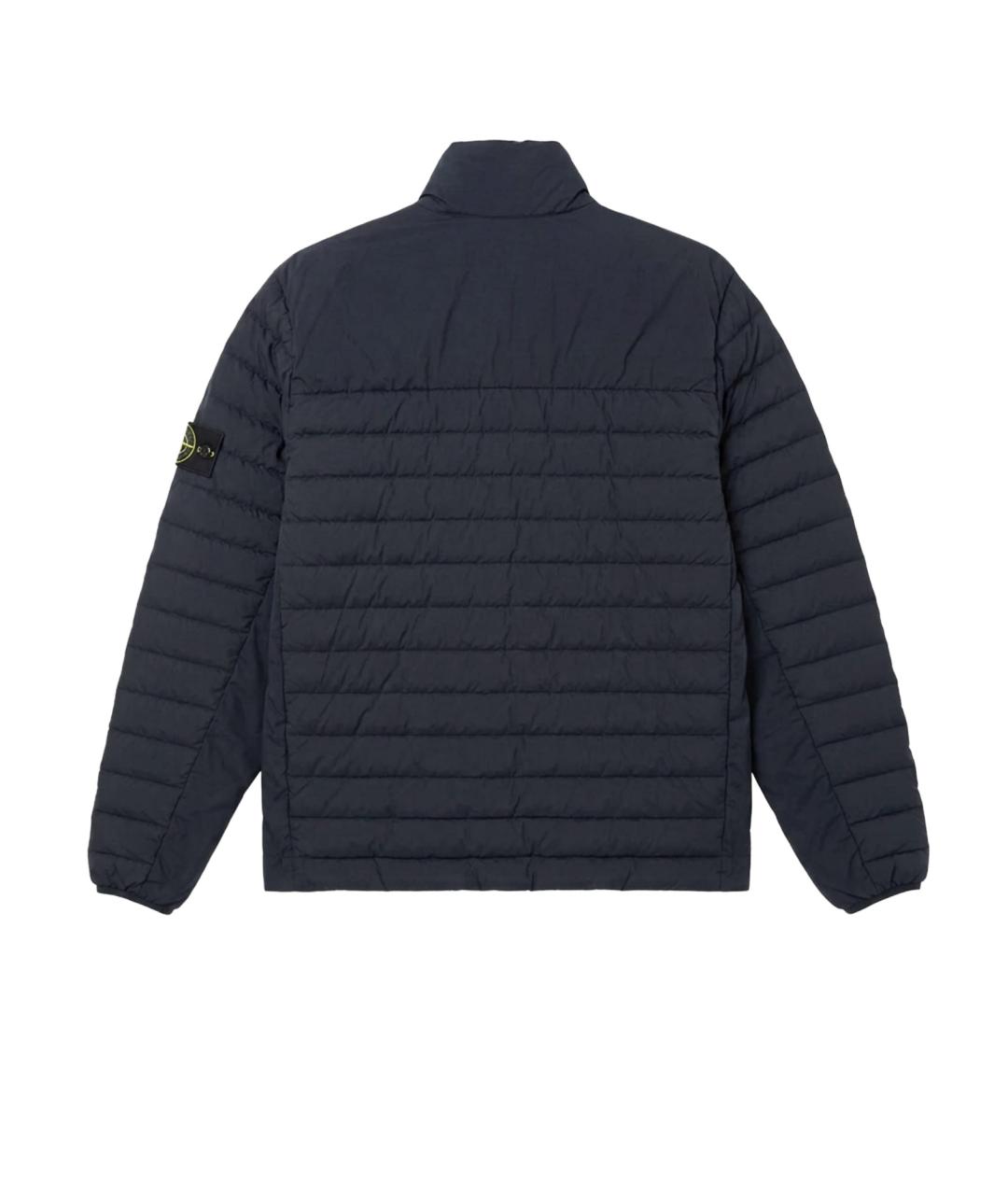 STONE ISLAND Синий полиамидовый пуховик, фото 2