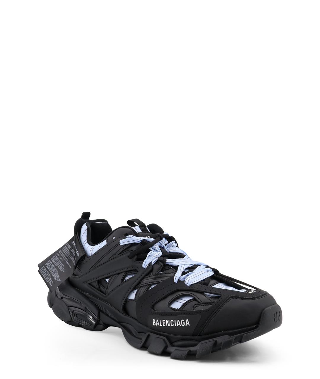 BALENCIAGA Черные низкие кроссовки / кеды, фото 2