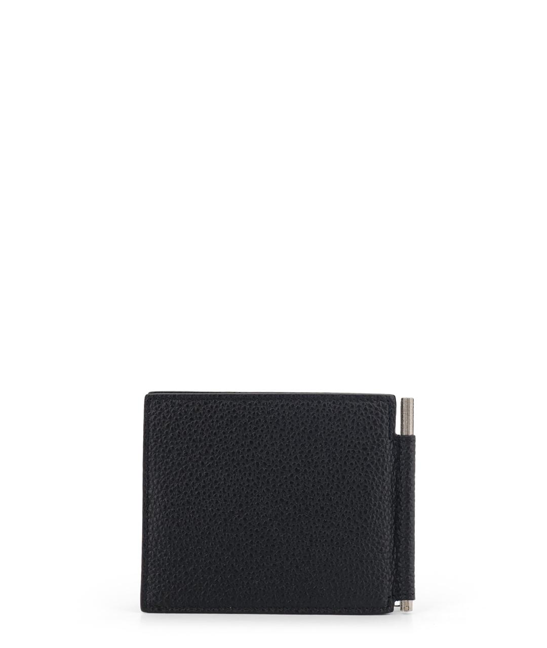 TOM FORD Черный кожаный кошелек, фото 2