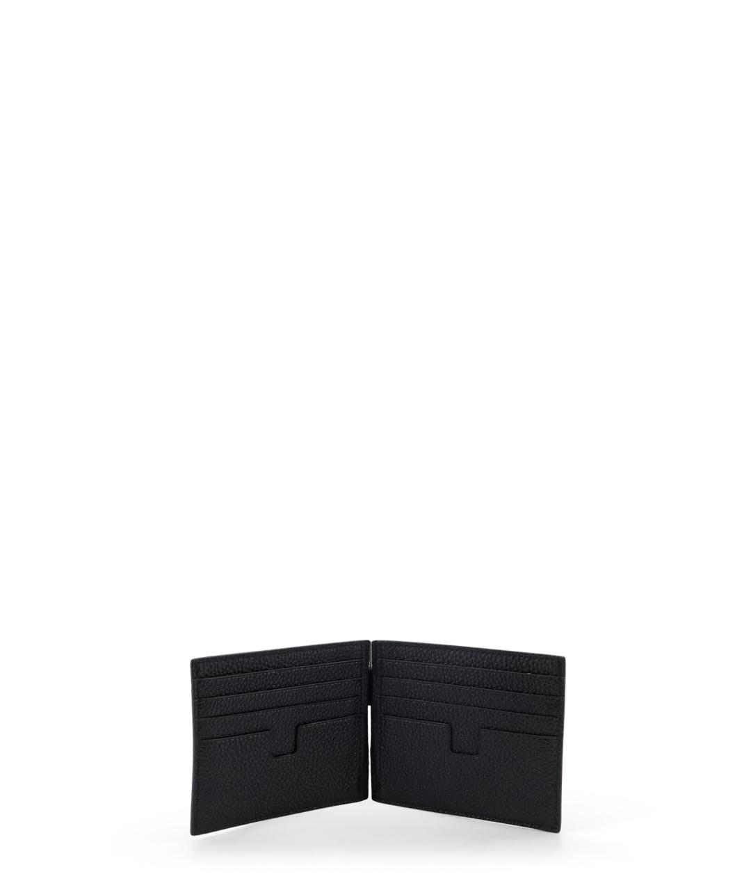 TOM FORD Черный кожаный кошелек, фото 3