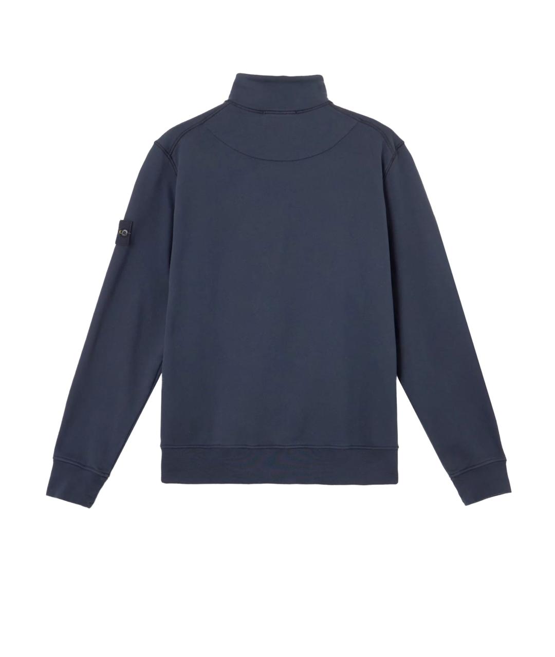 STONE ISLAND Синий хлопковый джемпер / свитер, фото 2