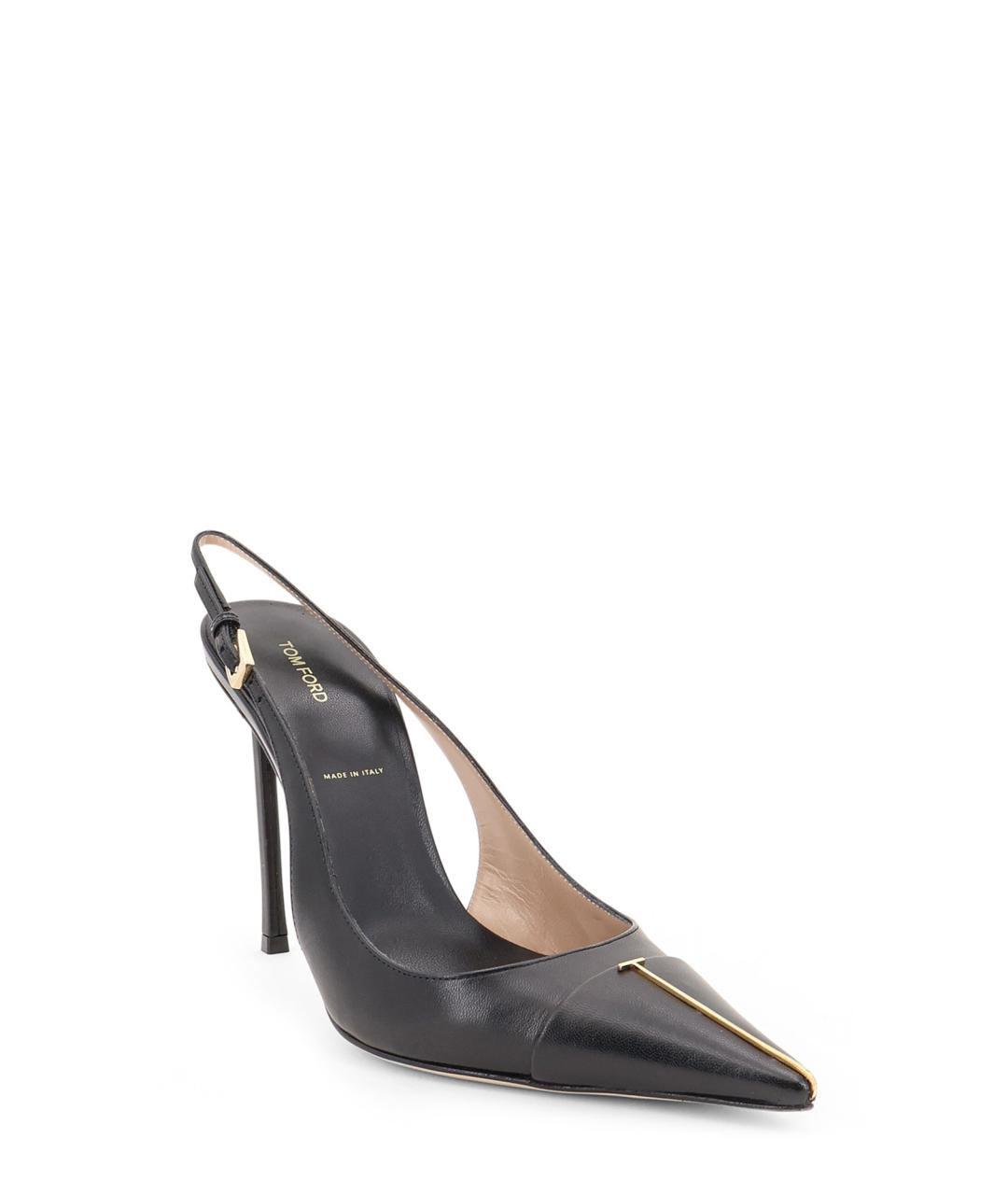 TOM FORD Черные туфли из лакированной кожи, фото 2