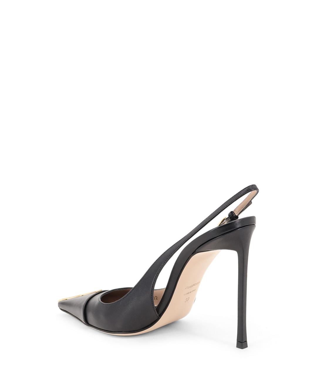 TOM FORD Черные туфли из лакированной кожи, фото 3