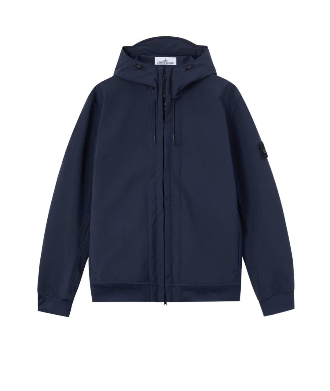 STONE ISLAND Синяя полиэстеровая куртка, фото 1
