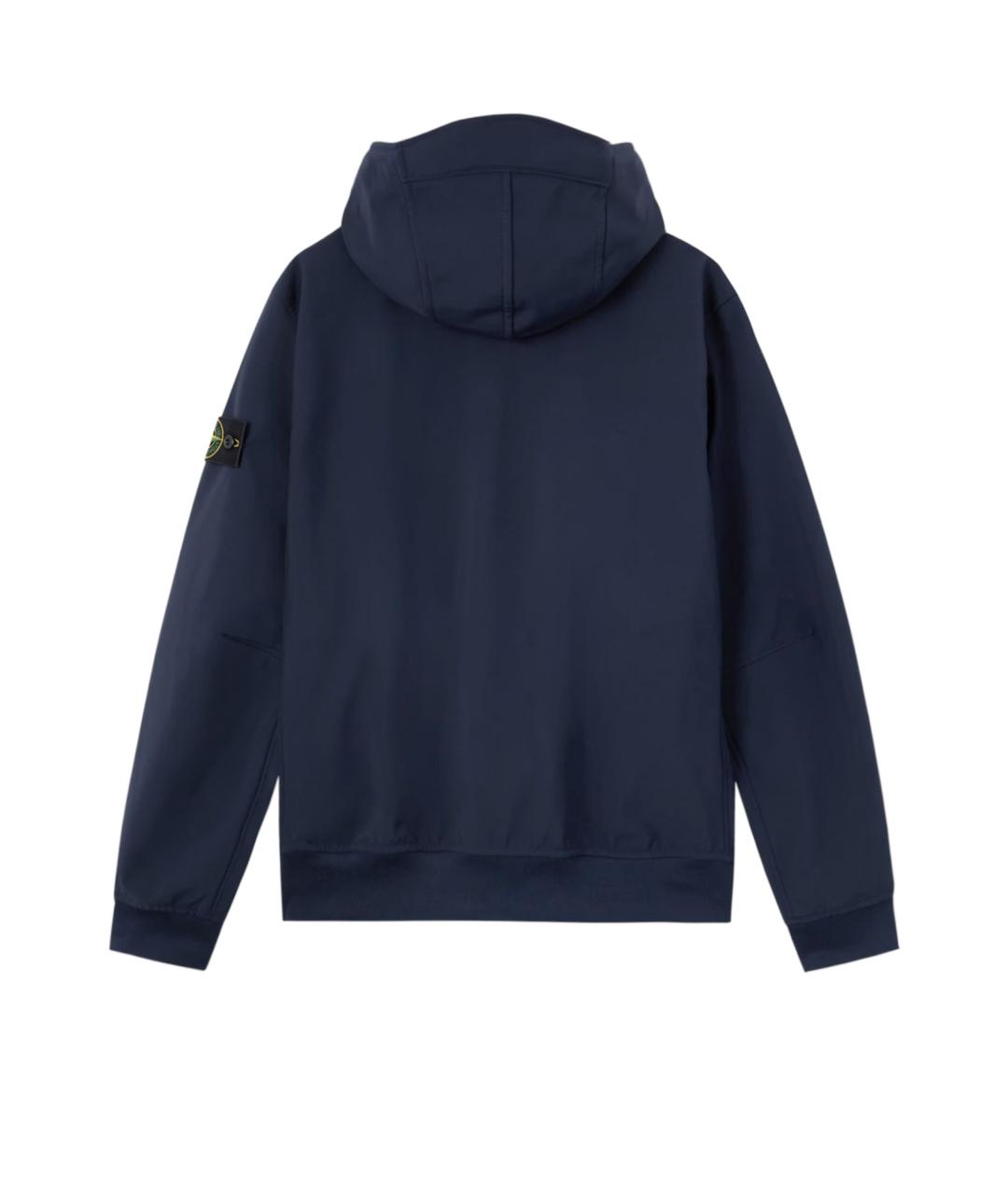 STONE ISLAND Синяя полиэстеровая куртка, фото 2