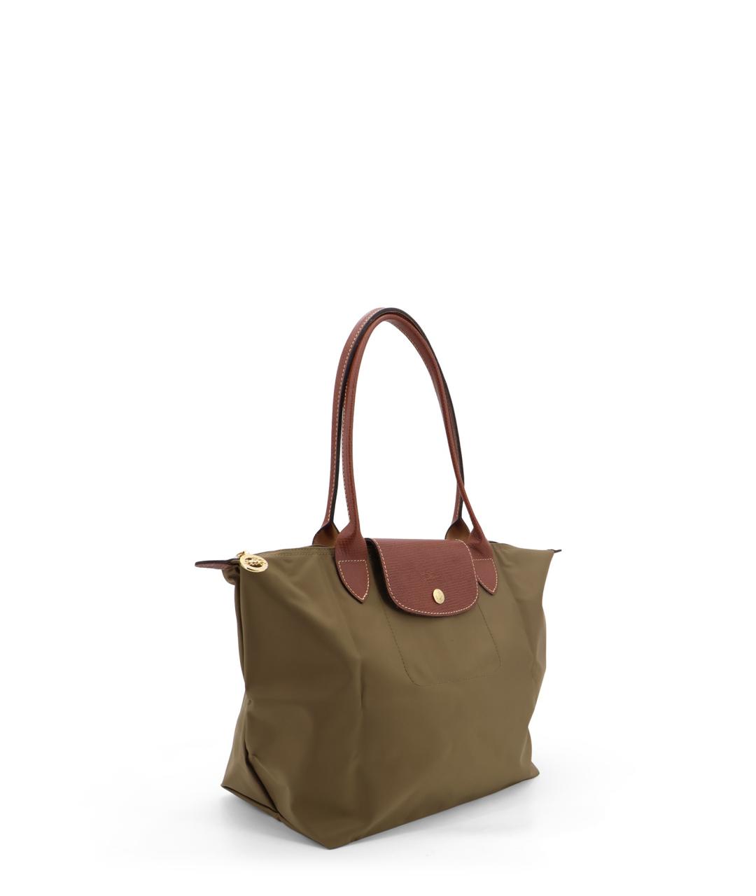 LONGCHAMP Хаки сумка тоут, фото 3
