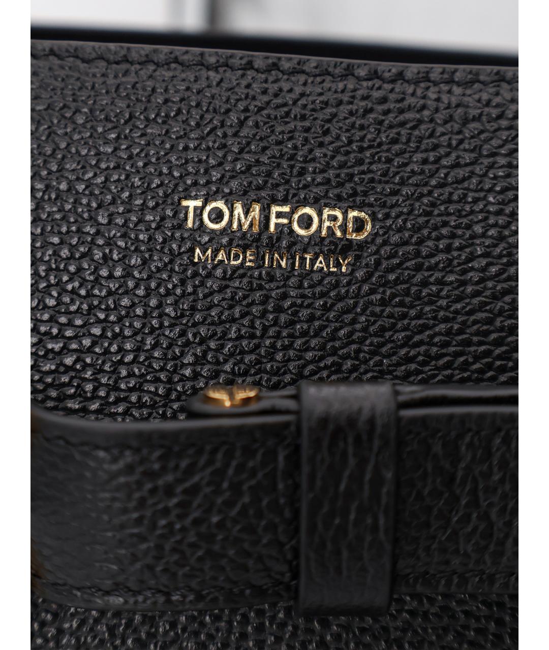 TOM FORD Черная сумка тоут, фото 5