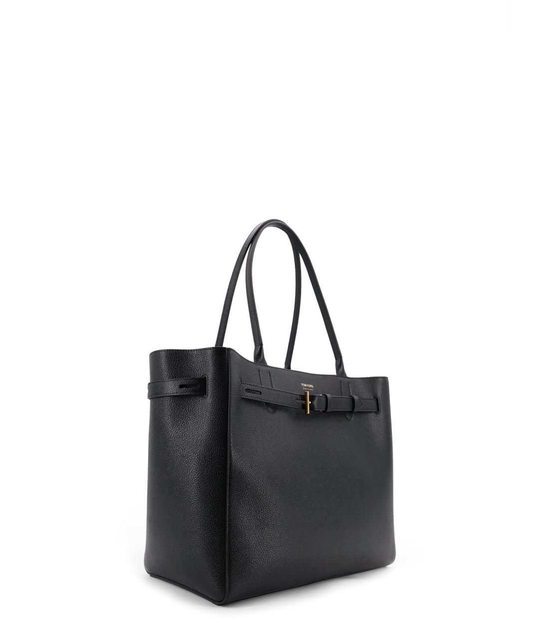 TOM FORD Черная сумка тоут, фото 3