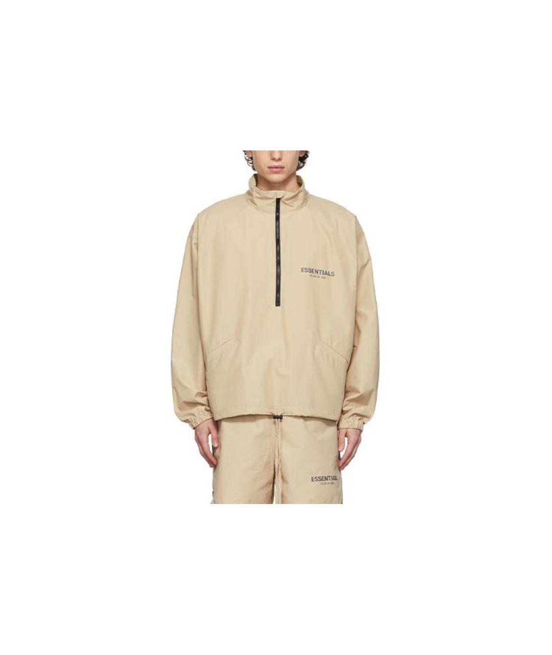 FEAR OF GOD ESSENTIALS Бежевая куртка, фото 3
