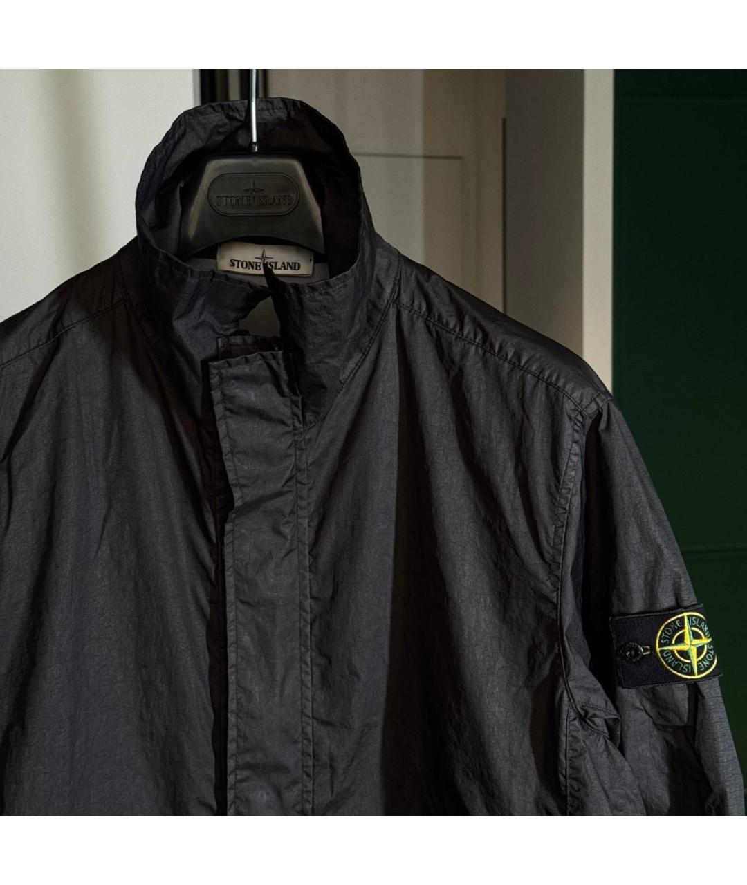 STONE ISLAND Черная куртка, фото 2