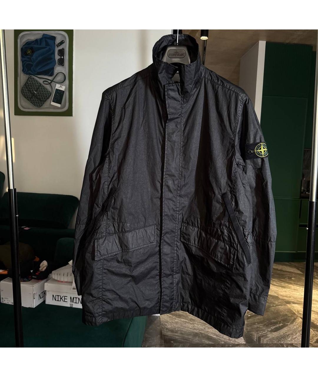 STONE ISLAND Черная куртка, фото 5
